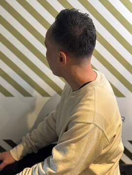 バーバーバー アカバネ(BARBER-BAR AKABANE) 落ち着きと清潔感のあるアップスタイル 大人の頭皮ケア#3