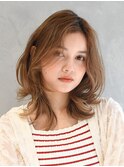 20代30代ダブルカラーブリーチ立体感グラデーション透明感