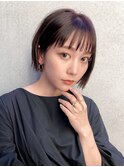 【ショートボブ/阿部達哉】ショートヘア/外ハネボブ/ボブ