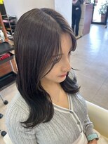 ヘアーアンドエステ ハラダ 滝ノ水店(Hair&Esthe Harada)&nbsp;透明感カラー/ナチュラルブラウン/艶セミロング