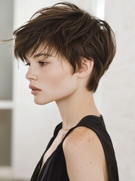 アルトリスト(Altruist Aging×HAIR&SPA) ☆イメチェンピンクベージュアンブレラカラー前髪クールショート