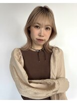 ポイントファイブバイソレイユ 藤沢店(.5 by SOLEIL)&nbsp;ミルクティーベージュ×くびれボブ