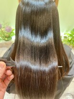 タックバイハレ たまプラーザ(takk by Hale)&nbsp;[takk]髪質改善縮毛矯正/チェリーブラウン/ホワイトグレージュ