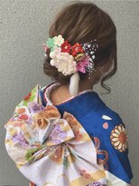 成人式ヘアセット着付け