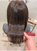【HAIR RERAX Blono】髪質改善縮毛矯正☆白髪染めグレージュ