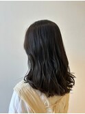 透明感のあるグレージュカラー/韓国風巻き
