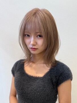 ロンドブルーム 天神大名店(Lond Bloom) イメチェン/ホワイトブロンド/外ハネボブ/美髪ショート