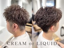 クリーム・リキッド2種を使い分けた“髪想い”のパーマ施術