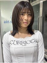 エアー 青山(AIR)&nbsp;大人可愛い20代30代40代50代☆レイヤーボブ_ボブウルフ_大人ボブ
