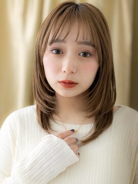 モッズヘア 越谷(mod's hair) 細めハイライト前下がりレイヤーカットA3越谷20代30代