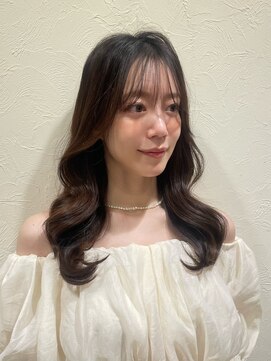 ヘアメイク シュシュ(Hair make chou chou) 韓国ヘア　くびれ巻き　顔周りカット