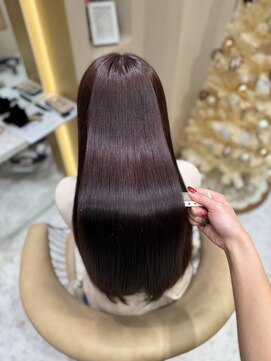 プアメリア 名古屋(Puamelia) ピンクブラウン/艶カラー/髪質改善/ブリーチなし