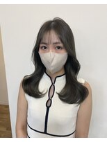 ノー バイ イオエ 西梅田(no. by ioe)&nbsp;ブリーチなしカラー/髪質改善/ミルクティーベージュ/小顔ヘア