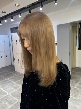 ペレ 栄店(PELE) 黒髪/クラゲヘアー/オリーブグレー/小顔/ココアベージュ/栄