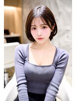 エルサリープアネックス 神戸三宮(Elsaleap annex)&nbsp;【ショートカット/ボブ】韓国ボブ/チョコレートブラウン