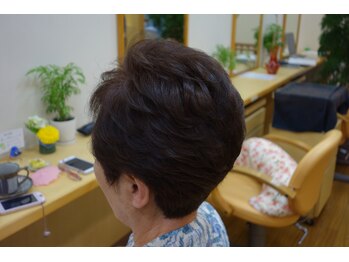 美容室 ジュモー(jumeau)の写真/髪質やくせに合わせた、毎日まとまりやすいカット
