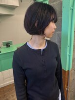 ノル(nol) 前上がりボブ×ハイライトカラー