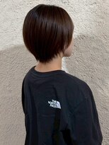 プリモ ココ 鍋島店(Primo coco.)&nbsp;ショートカット レイヤー 20代 ブラウンベージュ 髪質改善
