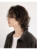 メンズロング メンズヘア サーフカール ニュアンスパーマ