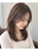 アース 大分セントポルタ店(HAIR&MAKE EARTH)&nbsp;大人柔らかミディアムレイヤー