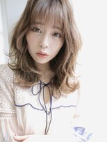 アグ ヘアー ロジー 京田辺店(Agu hair logy) フェミニンな波ウェーブミディ