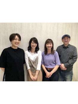 初めてでもホッとする頼れる女性staff多数★緊張せずゆったりと過ごせる雰囲気がリピーターに人気の秘密◎