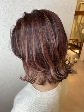 アンプヘアー 桂店(unpeu hair) 【今インスタ人気No.1】エアータッチバレイヤージュカラー