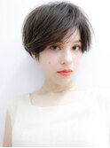 収まりの良いお悩み解決ショートボブスタイル♪