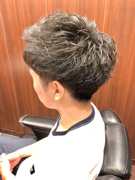 ヒロギンザ 御茶ノ水店(HIRO GINZA) ツーブロックアップバング【御茶ノ水】【メンズ】【パーマ】