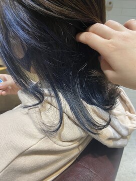 エイト 溝の口店(EIGHT) 【EIGHT溝の口】インナーカラー シーブルー