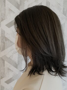 ヘアデザイン ファブロ(hair design FABRO.) ◎隠れインナー(霞グレーアッシュ)◎