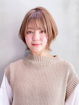 アイティー バイ アルバム 浦和店(IT by ALBUM) ふんわりショート_マロンベージュAラインボブ_8472