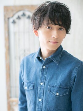 メンズヘア ビーセカンド 草加店(MENS HAIR B-2) くせ毛ランダムパーマモテ髪こなれヘアM