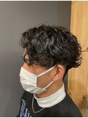 センターパート×平巻きスパライル