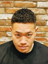 ヒロギンザバーバーショップ 丸の内店(HIRO GINZA BARBER SHOP)&nbsp;濡れパン×フェードカット