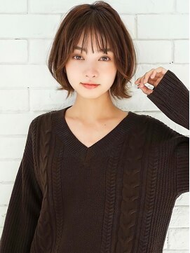 アグ ヘアー フィーロ 土岐店(Agu hair filo) 《Agu hair》秋冬カラーのくびれボブ