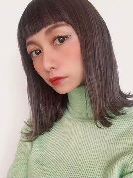 リンド 習志野市 京成大久保(Lind) ２０代３０代４０代５０代小顔ミディアム外ハネボブアッシュ