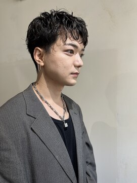 クイーン バイ ノイズ 西院(QUEEN by noism) リフレッシュショート×スパイラルパーマ パーマショート