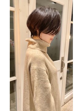 アデプト 綾瀬店(adept) 小顔ショート/ショコラアッシュ【綾瀬/北千住/亀有】