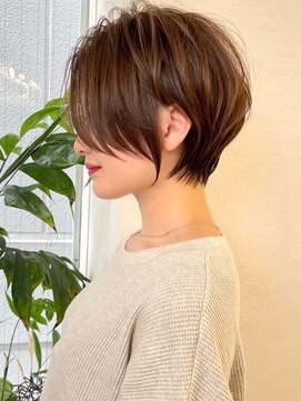 ロンドシエル 横浜(Lond ciel) ラベンダーミルクティー/オリーブグレー/ブリーチなし/ショート