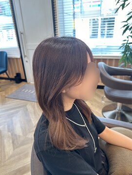 フィッティ 横須賀中央店(fiti) 結んでも下ろしても可愛い顔まわり【韓国ヘア レイヤーカット】