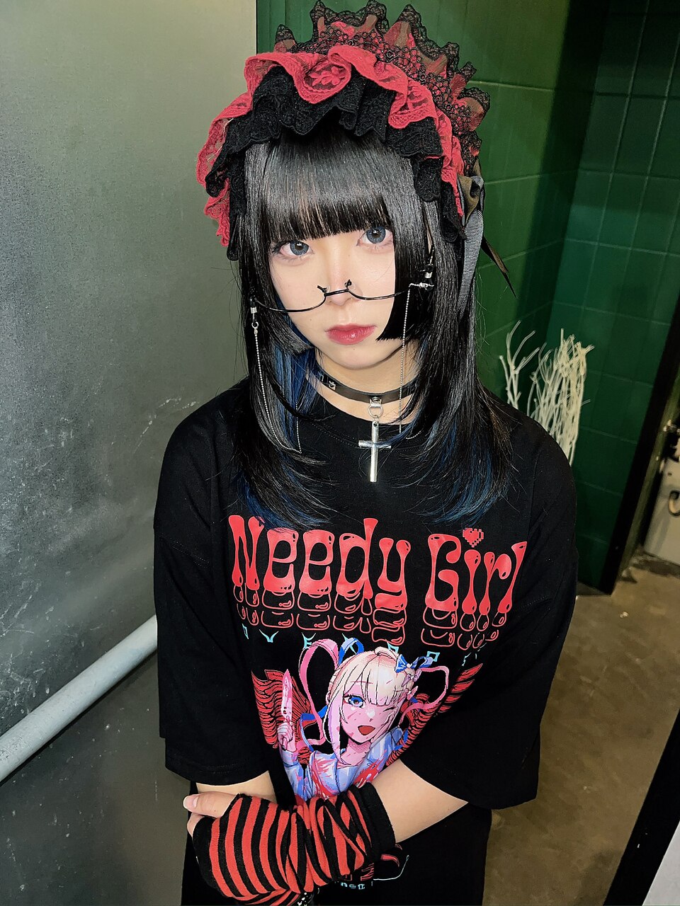 歪萌舎　暗黒王朝ブラックウルフガール　L+サイズ 暗黒王朝ブラックウルフガール （歪萌舍 | CubicBunny