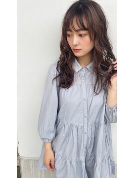 トゥーリ 薬院店(tuuli) 大人女性◆艶レイヤー前髪ピンクベージュ 髪質改善 縮毛矯正