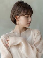 オースティン 流山おおたかの森(AUSTIN)&nbsp;大人かわいい前髪セシルカットココアブラウンフリンジウェーブ