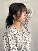 さっと結んで可愛い顔周り&レイヤーカット【福岡/博多】