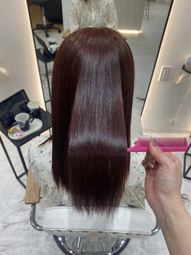 ジーナ 博多筑紫口(Zina) 髪質改善/髪質改善トリートメント/ピンクブラウンカラー