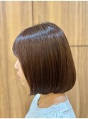 20.30.40.50代おすすめチェリーブラウンボブ