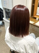 ネオリーブカップ 町田店(Neolive capu)&nbsp;ボブスタイル＊縮毛矯正【町田/ボブ/暖色】
