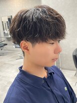 エルマーク 心斎橋(L-MARK)&nbsp;マッシュスパイラルパーマツイストスパイラル波巻きメンズ