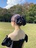【松永限定】成人式，結婚式の前撮り，パーティー用ヘアメイク￥13200